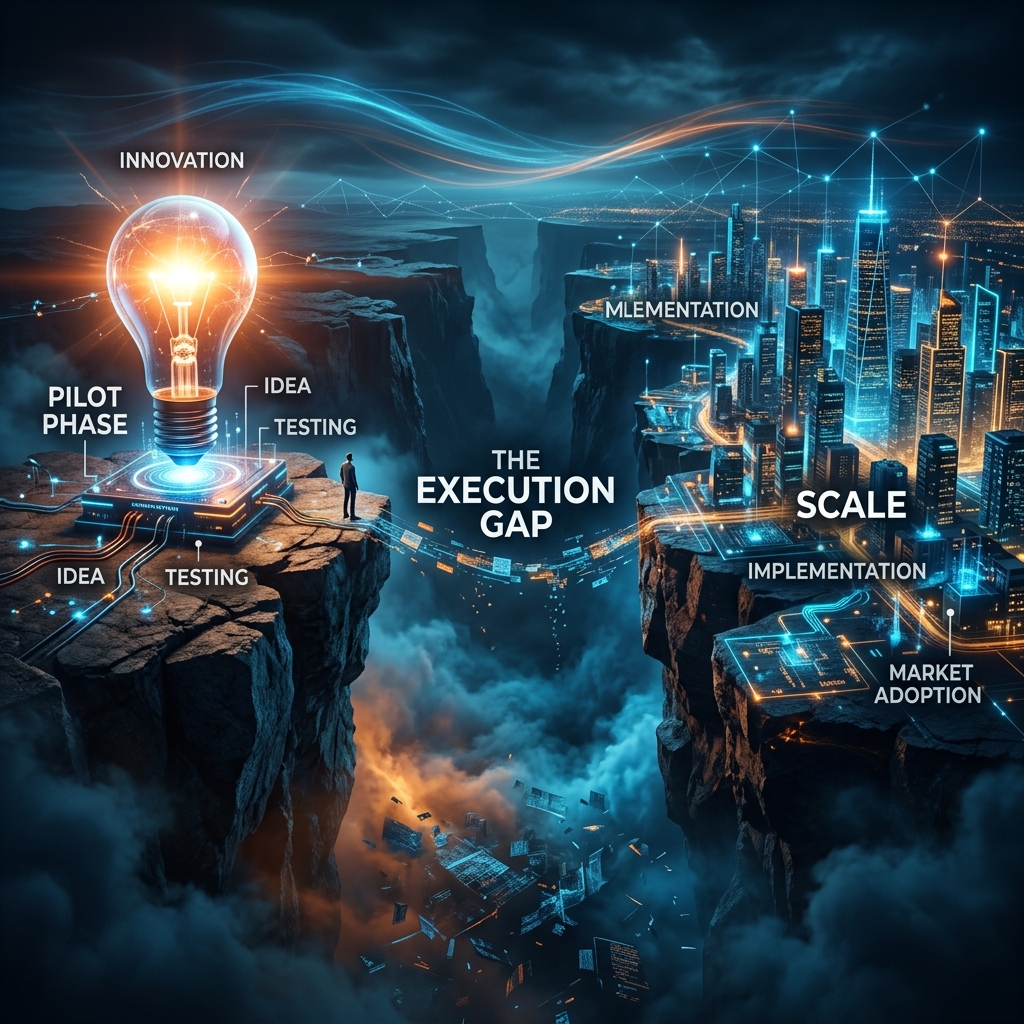 The AI Execution Gap: Why Most AI Strategies Fail After the Pilot Stage
